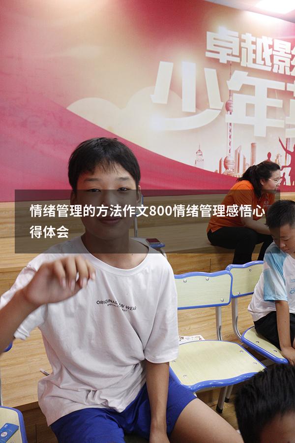 情绪管理的方法作文800（情绪管理感悟心得体会）