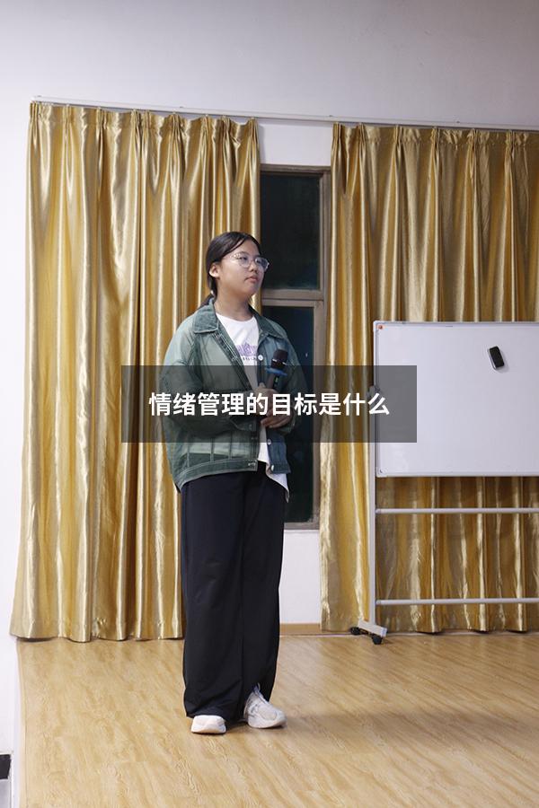 情绪管理的目标是什么
