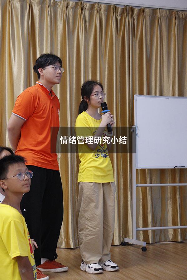 情绪管理研究小结