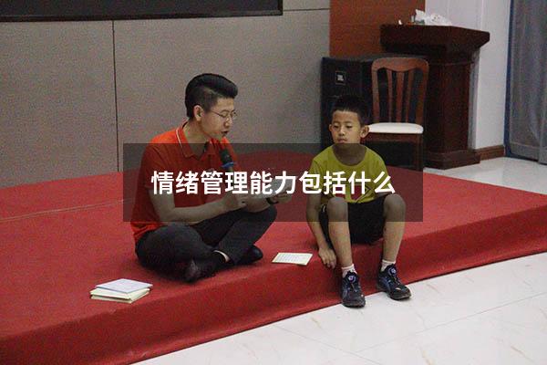 情绪管理能力包括什么