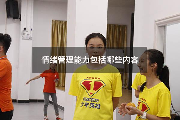 情绪管理能力包括哪些内容