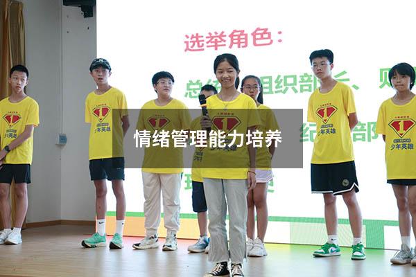 儿童情绪管理能力培养