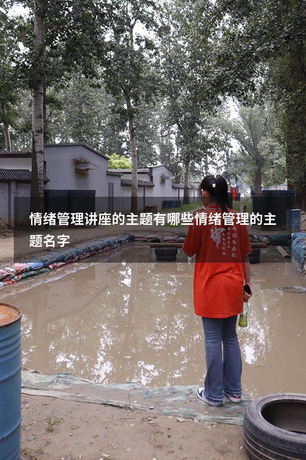 情绪管理讲座的主题有哪些（情绪管理的主题名字）