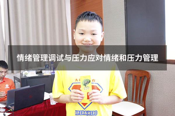 情绪管理调试与压力应对（情绪和压力管理）