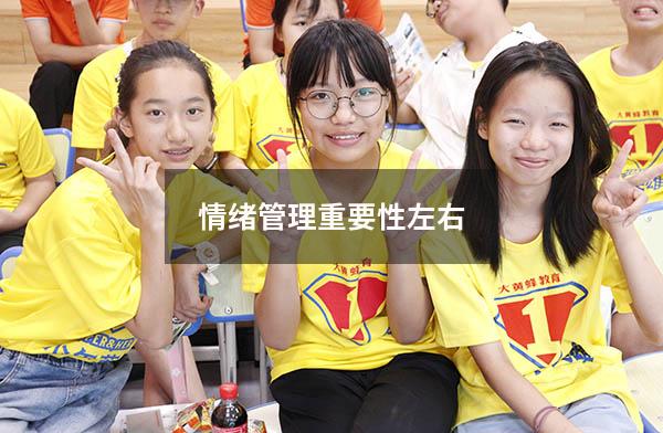 情绪管理重要性左右