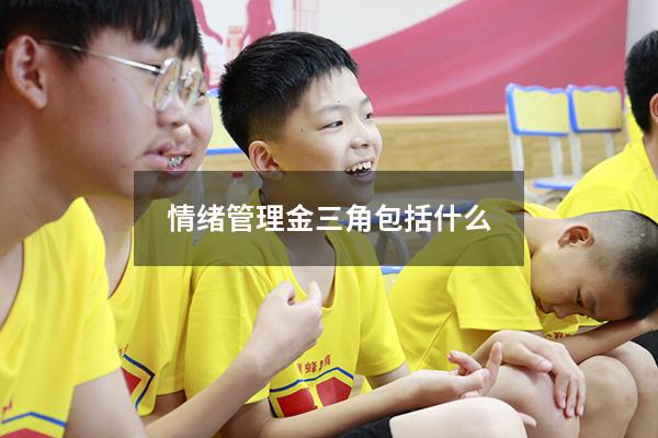 情绪管理金三角包括什么
