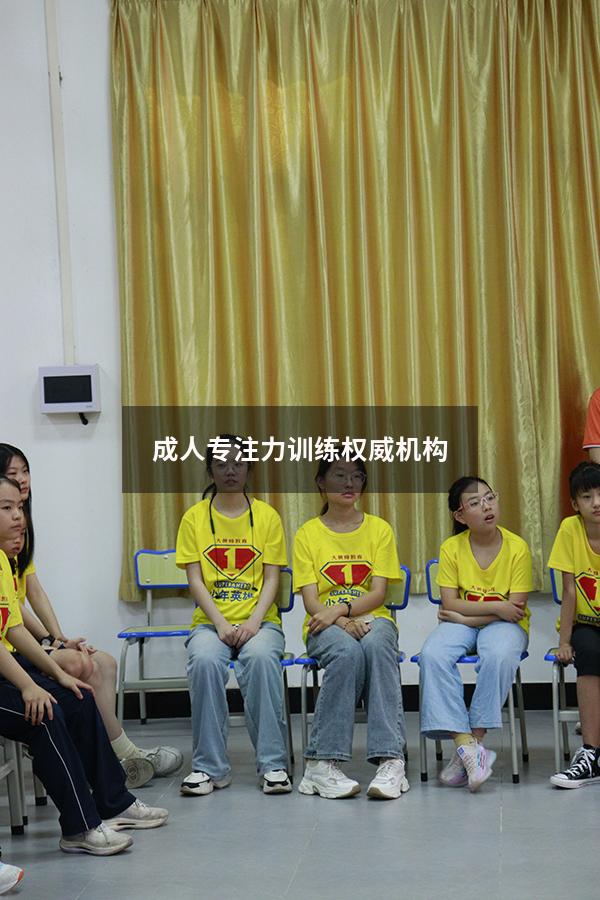 成人专注力训练权威机构