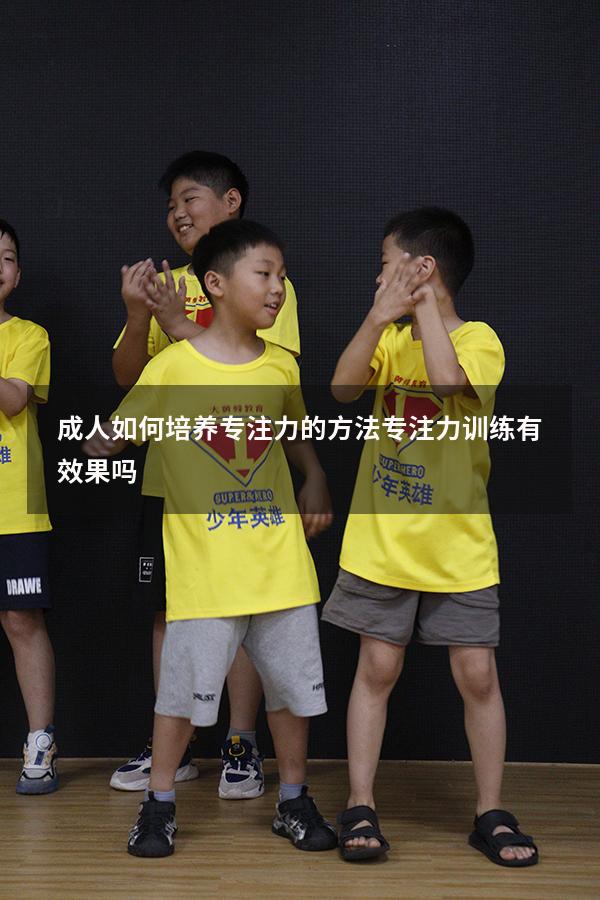成人如何培养专注力的方法（专注力训练有效果吗）
