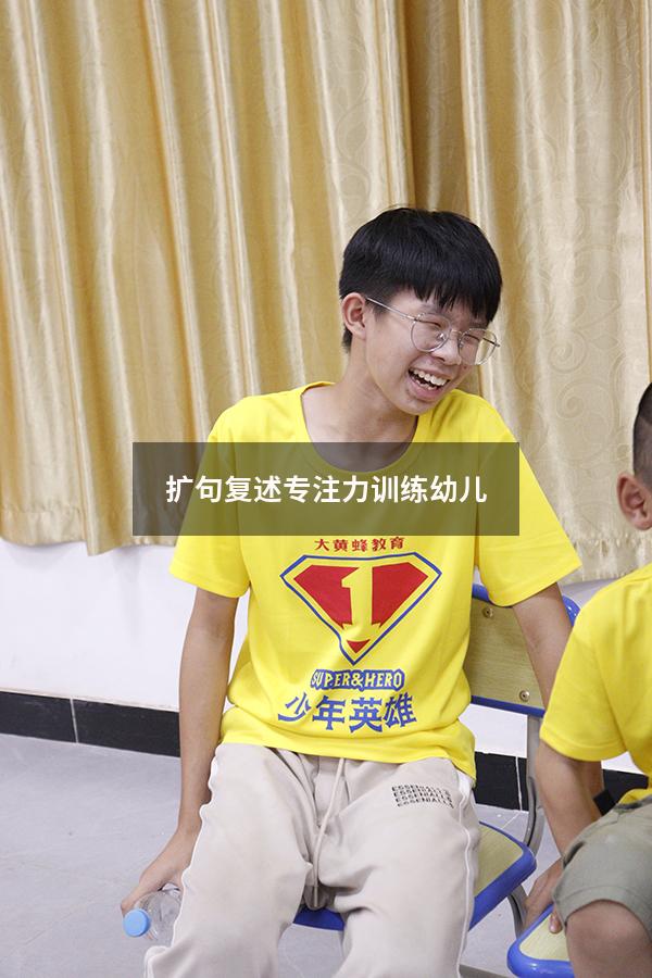 扩句复述专注力训练幼儿
