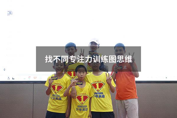 找不同专注力训练图思维