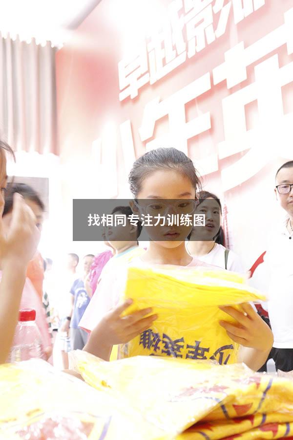 找相同专注力训练图