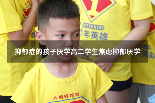 抑郁症的孩子厌学（高二学生焦虑抑郁厌学）