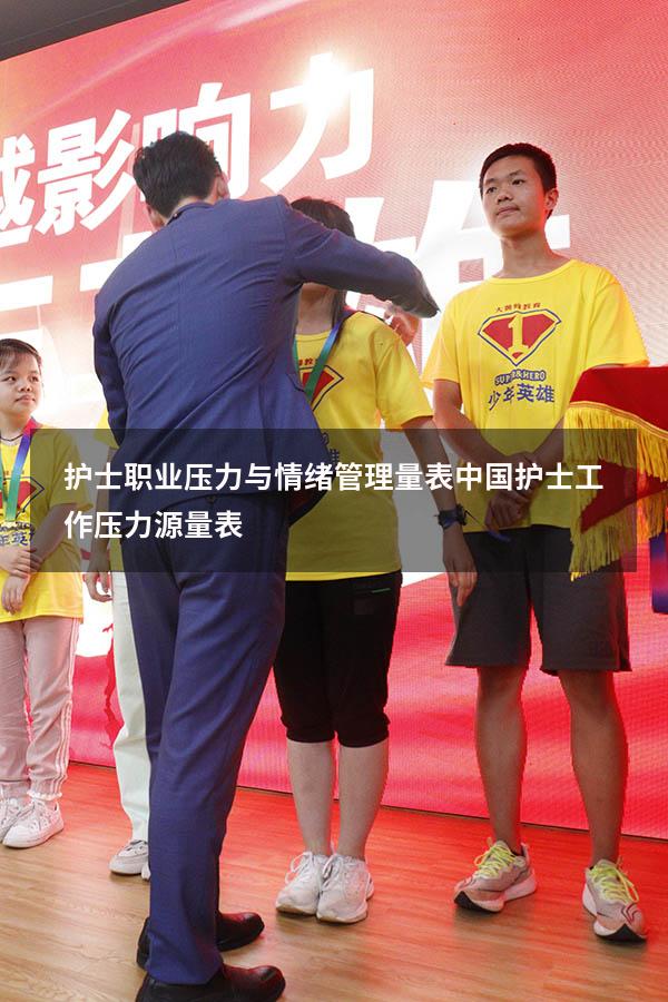 护士职业压力与情绪管理量表（中国护士工作压力源量表）