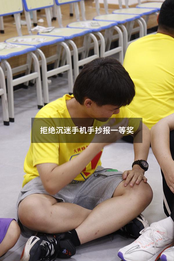 拒绝沉迷手机手抄报一等奖