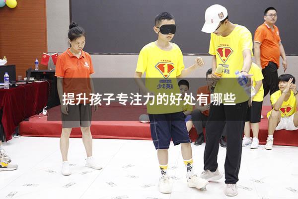提升孩子专注力的好处有哪些