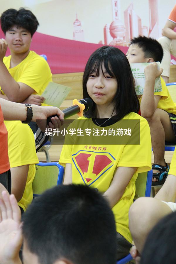 提升小学生专注力的游戏