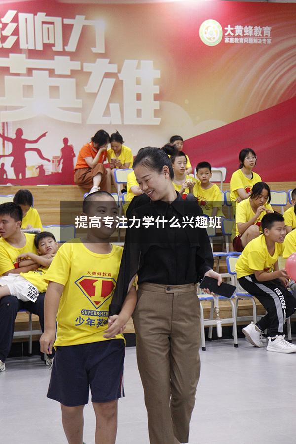 提高专注力学什么兴趣班