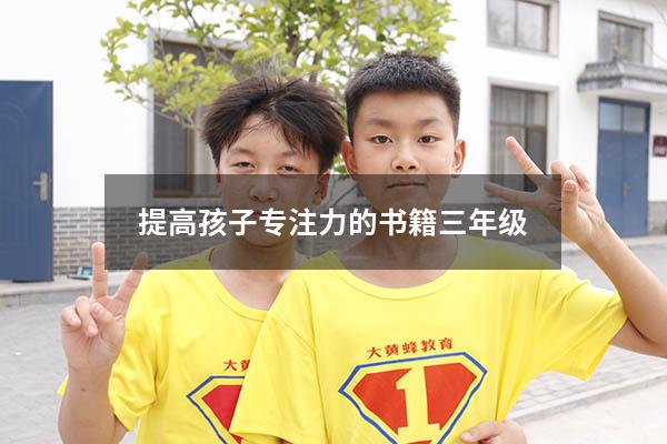 提高孩子专注力的书籍三年级