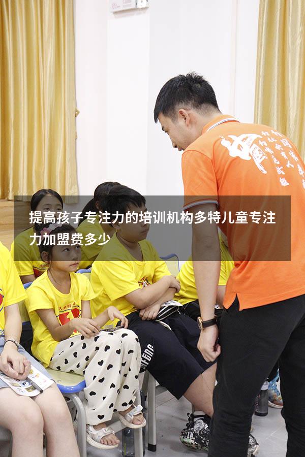 提高孩子专注力的培训机构（多特儿童专注力加盟费多少）