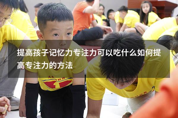 提高孩子记忆力专注力可以吃什么（如何提高专注力的方法）