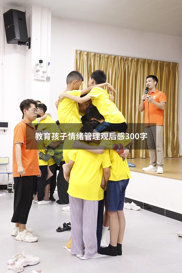 教育孩子情绪管理观后感300字