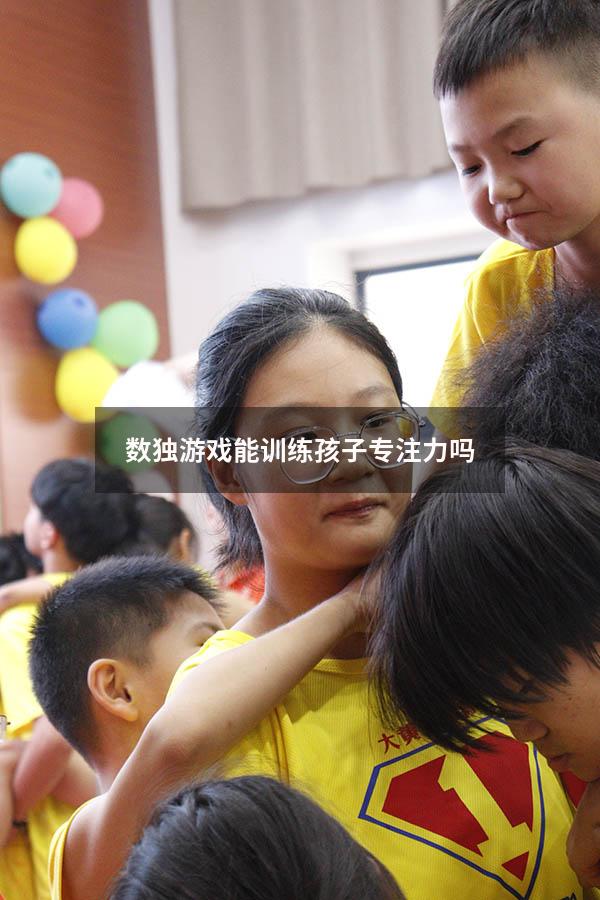 数独游戏能训练孩子专注力吗