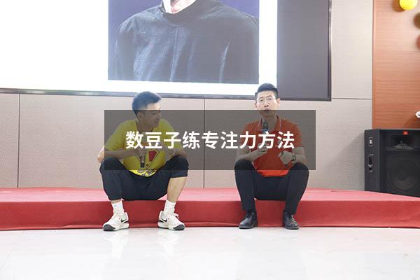 数豆子练专注力方法
