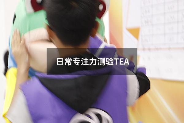 日常专注力测验TEA