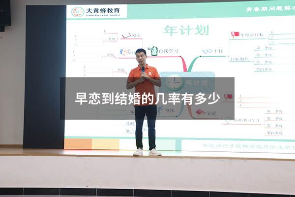 早恋到结婚的几率有多少