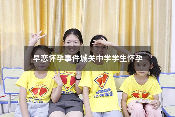 早恋怀孕事件（城关中学学生怀孕）