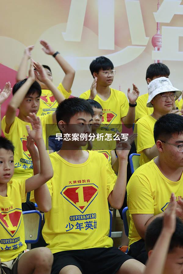 早恋案例分析怎么写