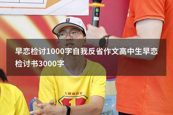 早恋检讨1000字自我反省作文（高中生早恋检讨书3000字）