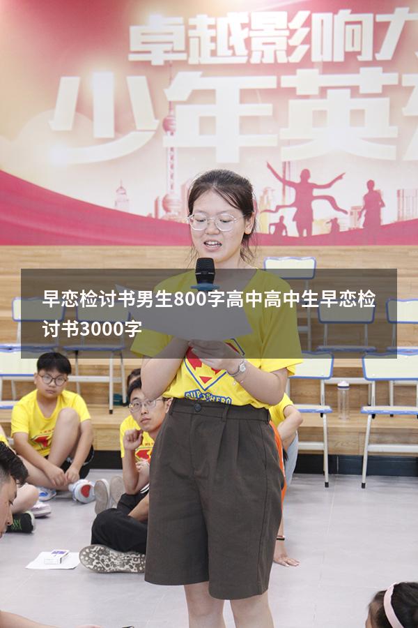 早恋检讨书男生800字高中（高中生早恋检讨书3000字）