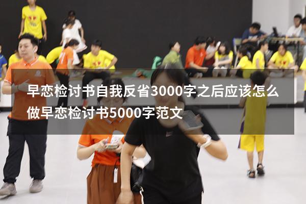 早恋检讨书自我反省3000字之后应该怎么做（早恋检讨书5000字范文）