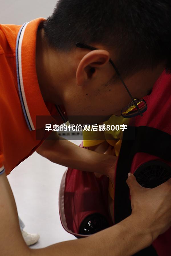 早恋的代价观后感800字