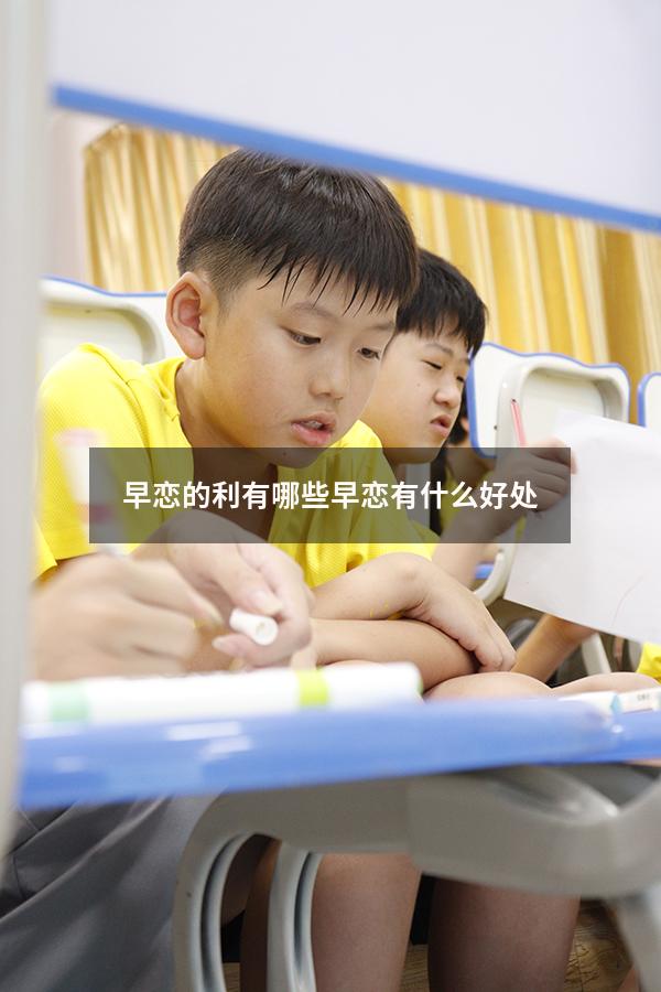 早恋的利有哪些（早恋有什么好处）