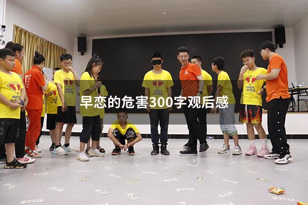 早恋的危害300字观后感