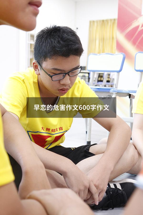 早恋的危害作文600字作文