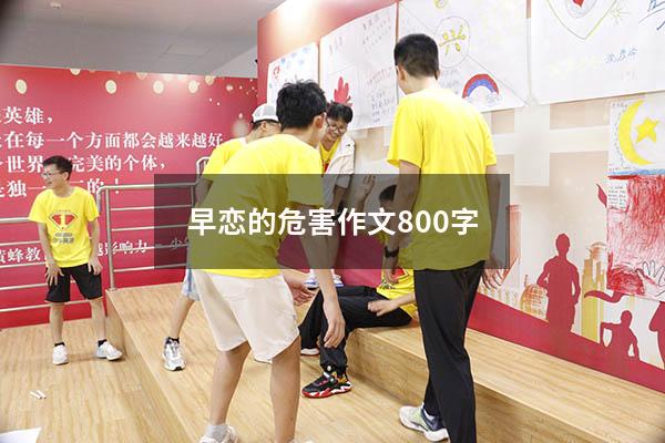 早恋的危害作文800字
