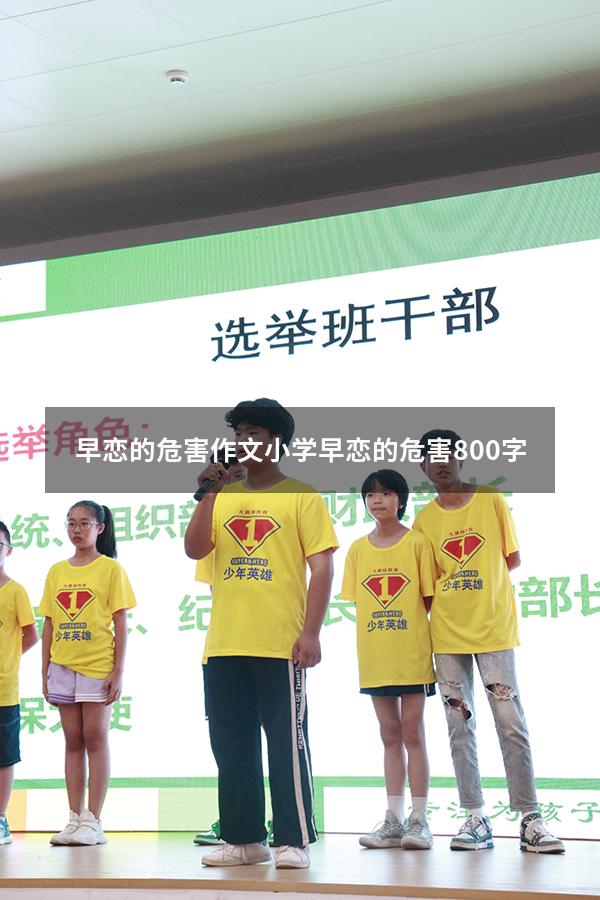 早恋的危害作文小学（早恋的危害800字）