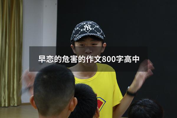 早恋的危害的作文800字高中