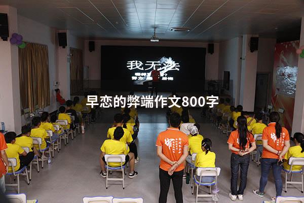 早恋的弊端作文800字