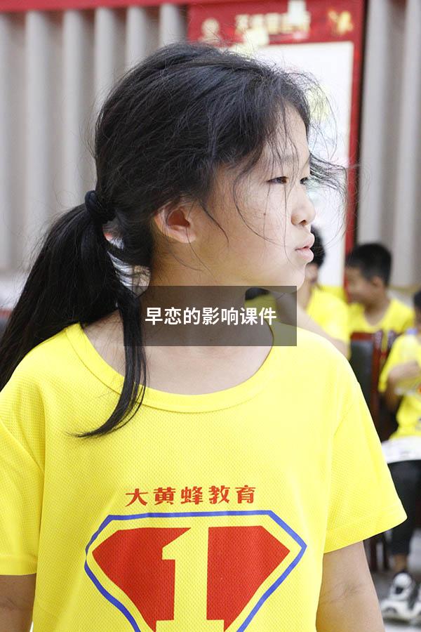 早恋的影响课件
