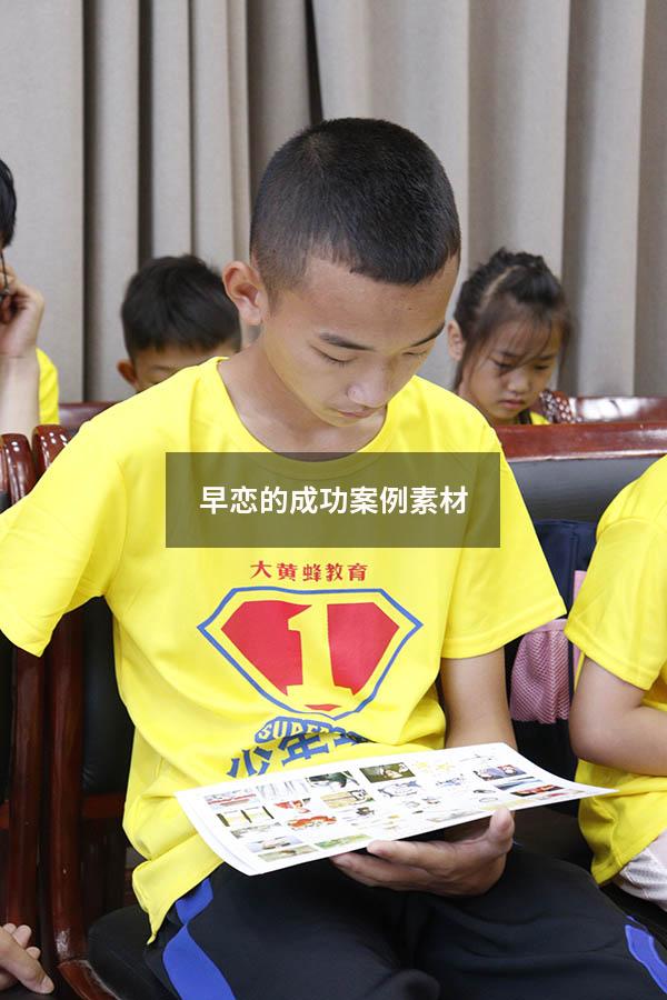 早恋的成功案例素材