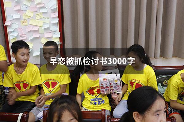 早恋被抓检讨书3000字