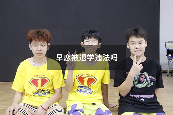 早恋被退学违法吗