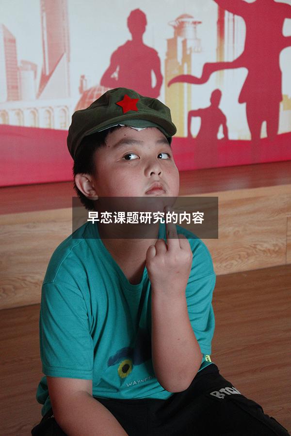 早恋课题研究的内容
