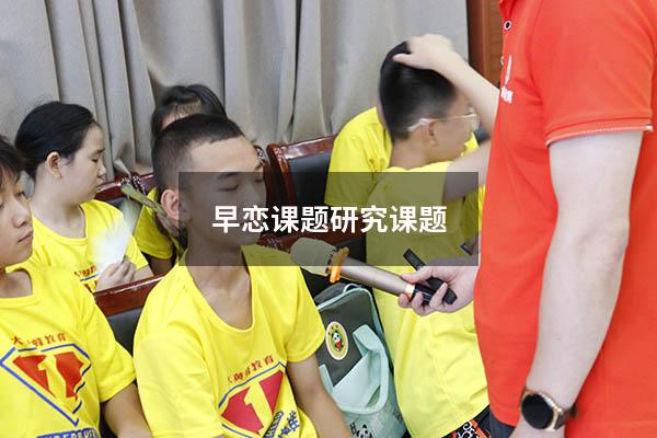 早恋课题研究课题