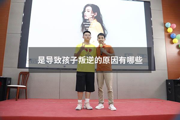 是导致孩子叛逆的原因有哪些