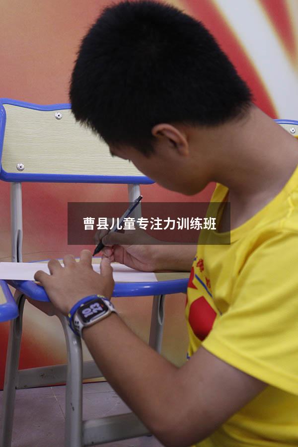曹县儿童专注力训练班